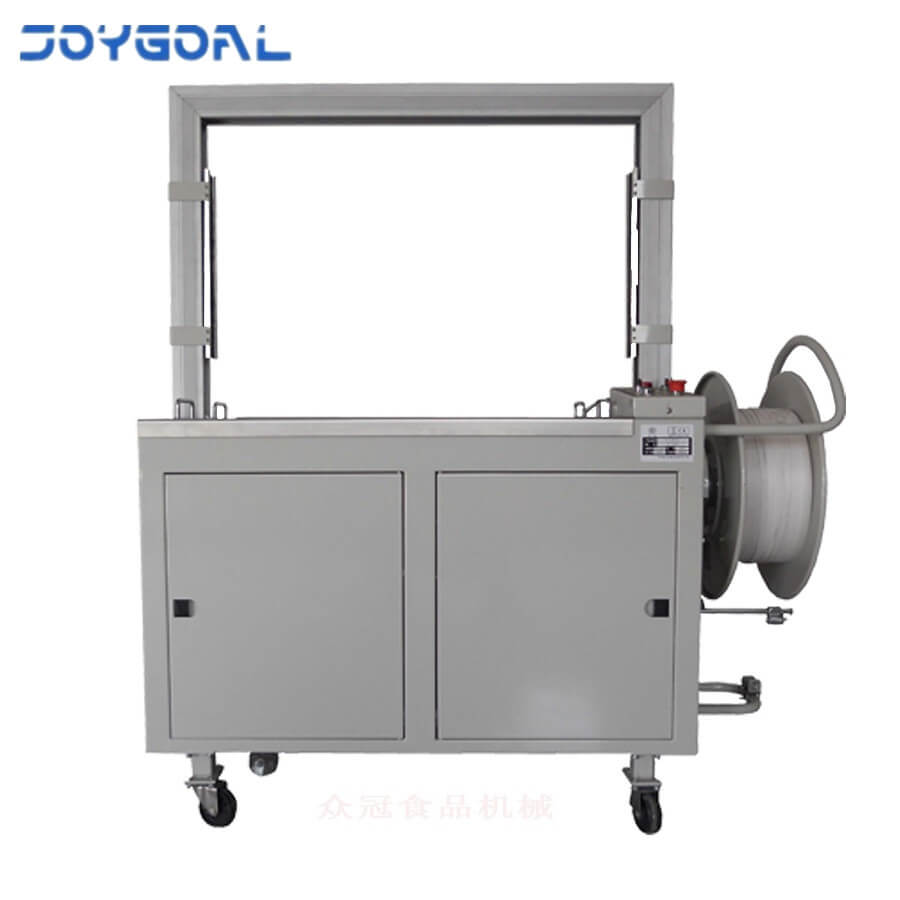 Low price good quality Semi-automatic strapping machine for plastic from Joygoal